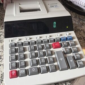 CANON MP27DII Clock & Calendar 12 digits PRINTING CALCULATOR *NO RIBBON*